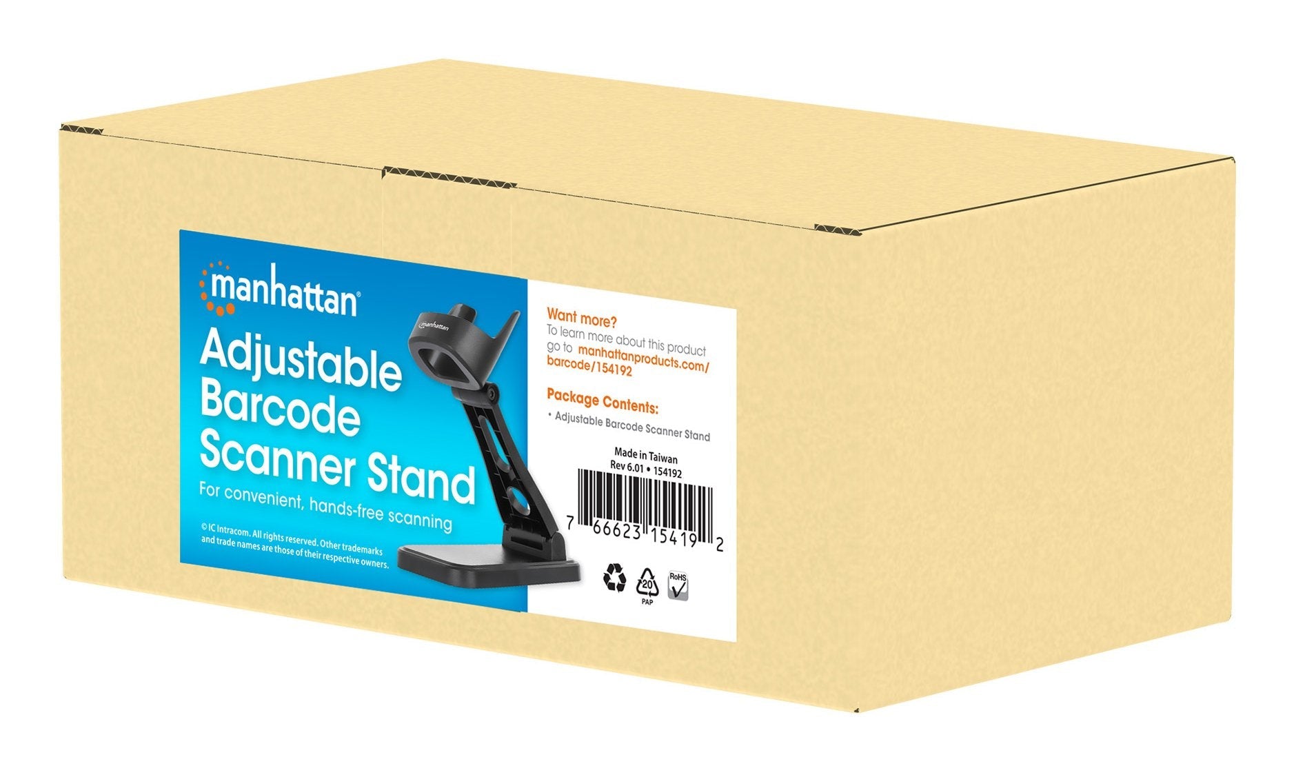 Manhattan Barcodescanner-Halterung