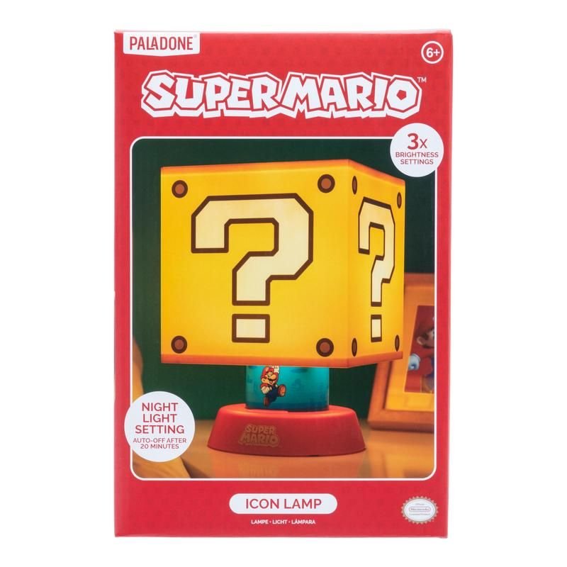 Lampara Paladone Super Mario Icon Caja Sorpresa