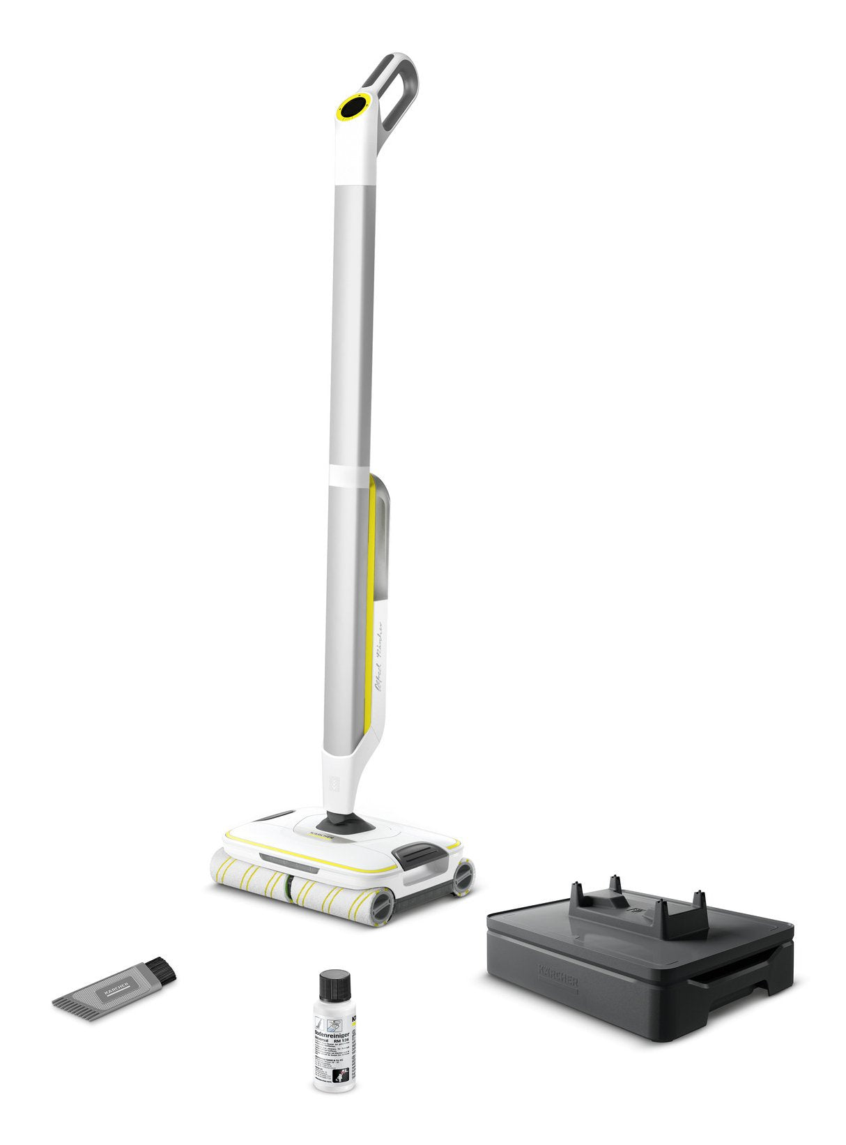 EAN 4066529000033 - Kärcher FC 8 Smart Signature Line Escoba eléctrica Batería Húmedo Sin bolsa Plata, Blanco, Amarillo 2,85 imagen 1