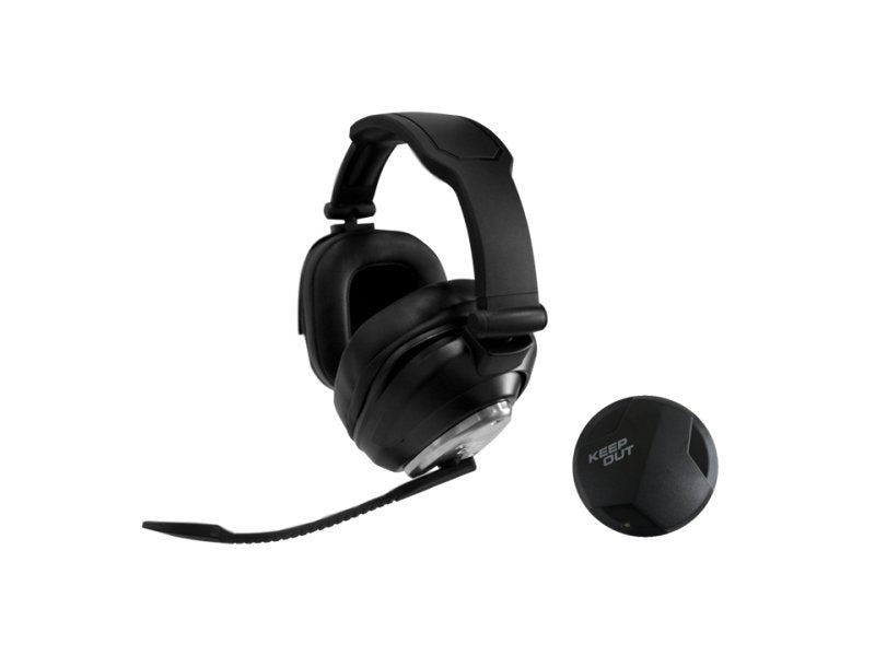 Keepout Auricular Gaming 7.1 Multiplataforma Hxair 7.1 Virtual/Wireless/Microfono Omnidireccional/Autonomia 10 Horas