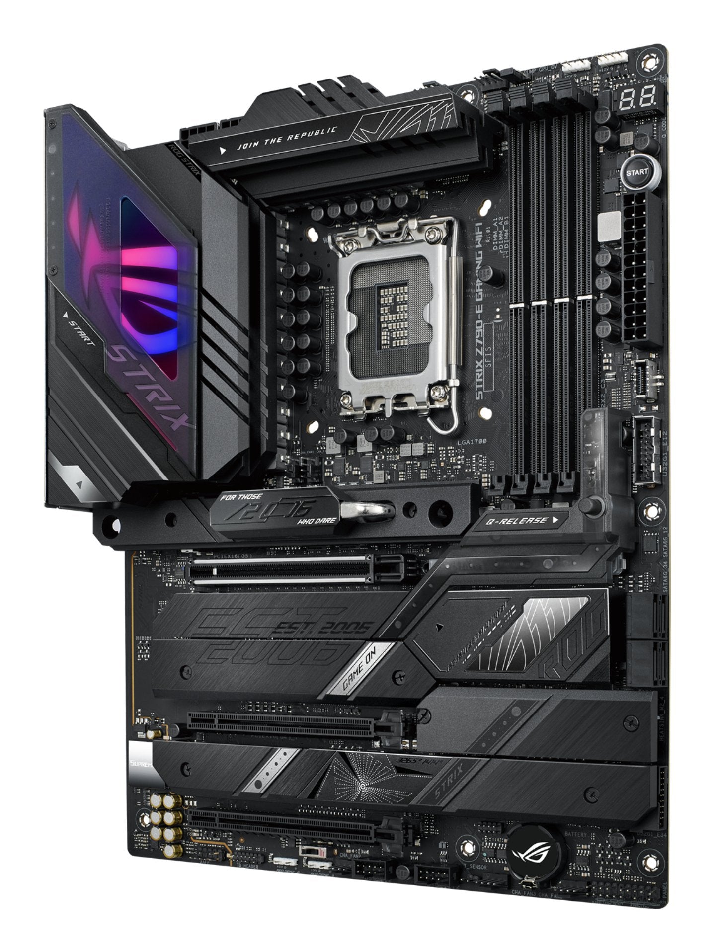 Placa Base Asus 1700 Rog Strix Z790-E Gaming Wifi Atx 4xddr5 4xsata6 7xusb 3.2 Gen2 4xusb 3.2 Gen1