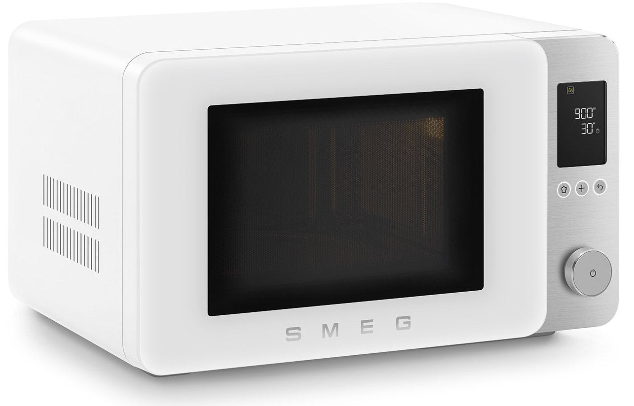 Microondas De Sobremesa Smeg Moc02whmeu Con Ventilador/Grill