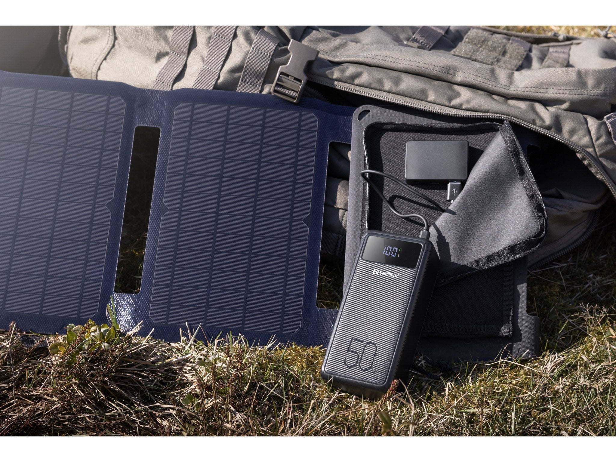 EAN 5705730420672 - Sandberg 420-67 cargador de dispositivo móvil Universal Negro Solar Exterior imagen 8