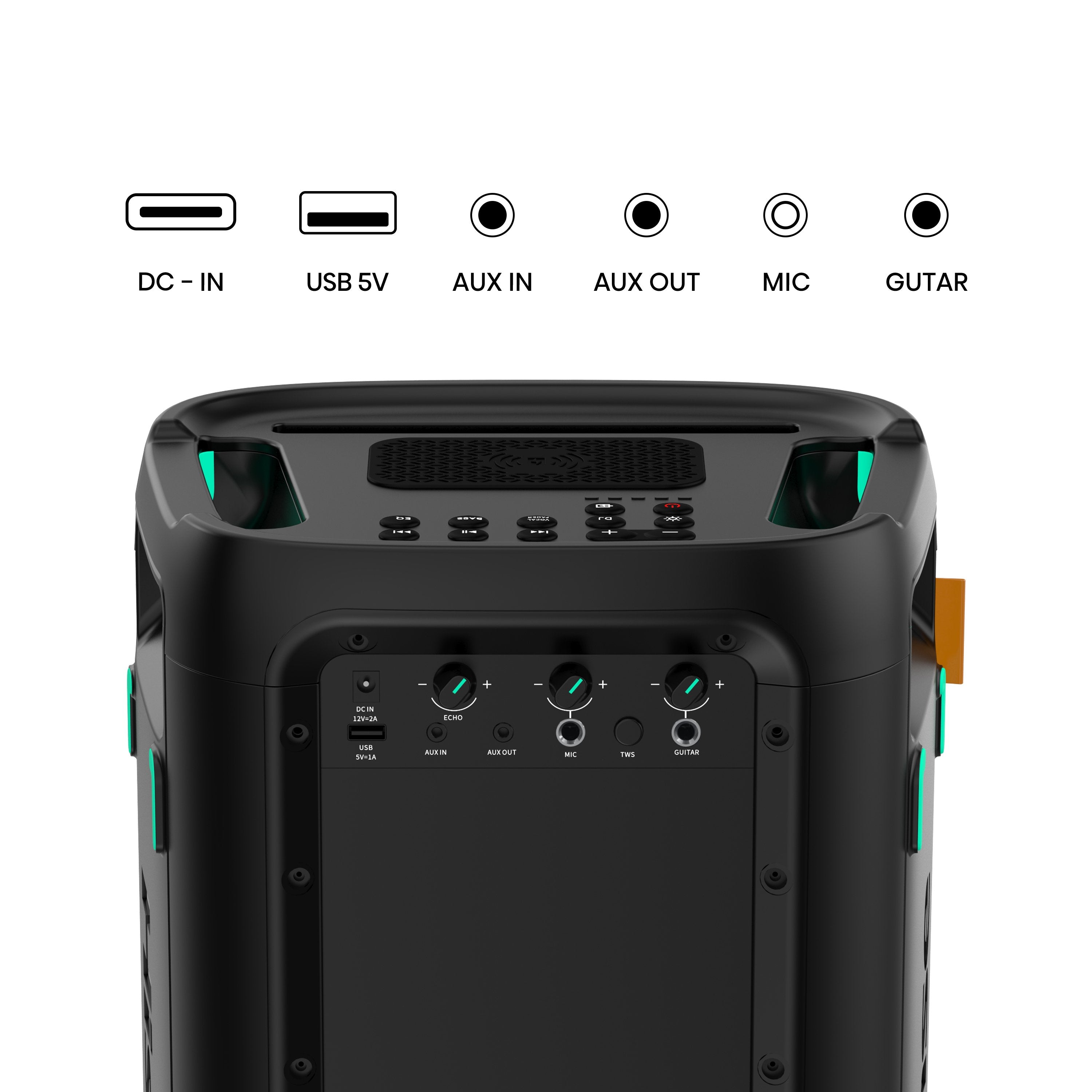 EAN 6942351423142 - Hisense Party Storm Altavoz para fiestas Negro 300 W imagen 3