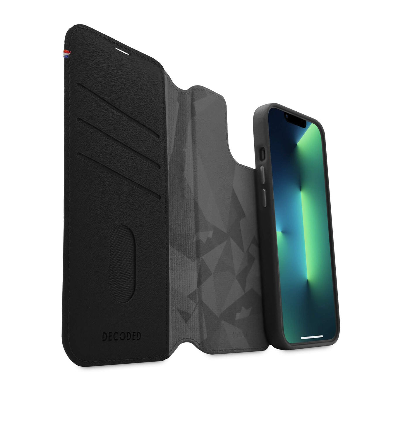EAN 8720593006518 - Decoded D23IPO14MDW5BK funda para teléfono móvil 17 cm (6.7") Funda cartera Negro imagen 4