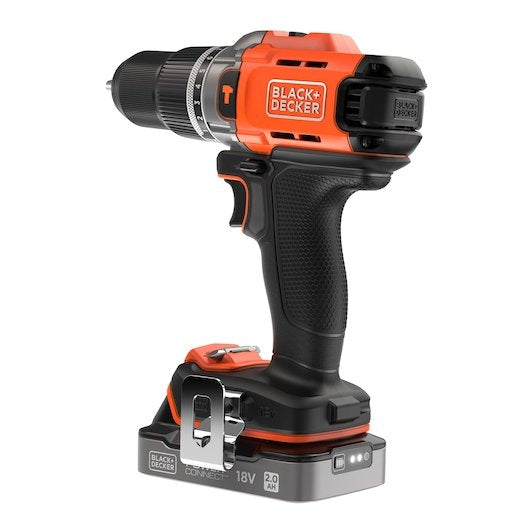 Taladro De Impacto Inalámbrico Negro&Decker 18 V 2 X 2 Ah. Kof Bcd383d2xk