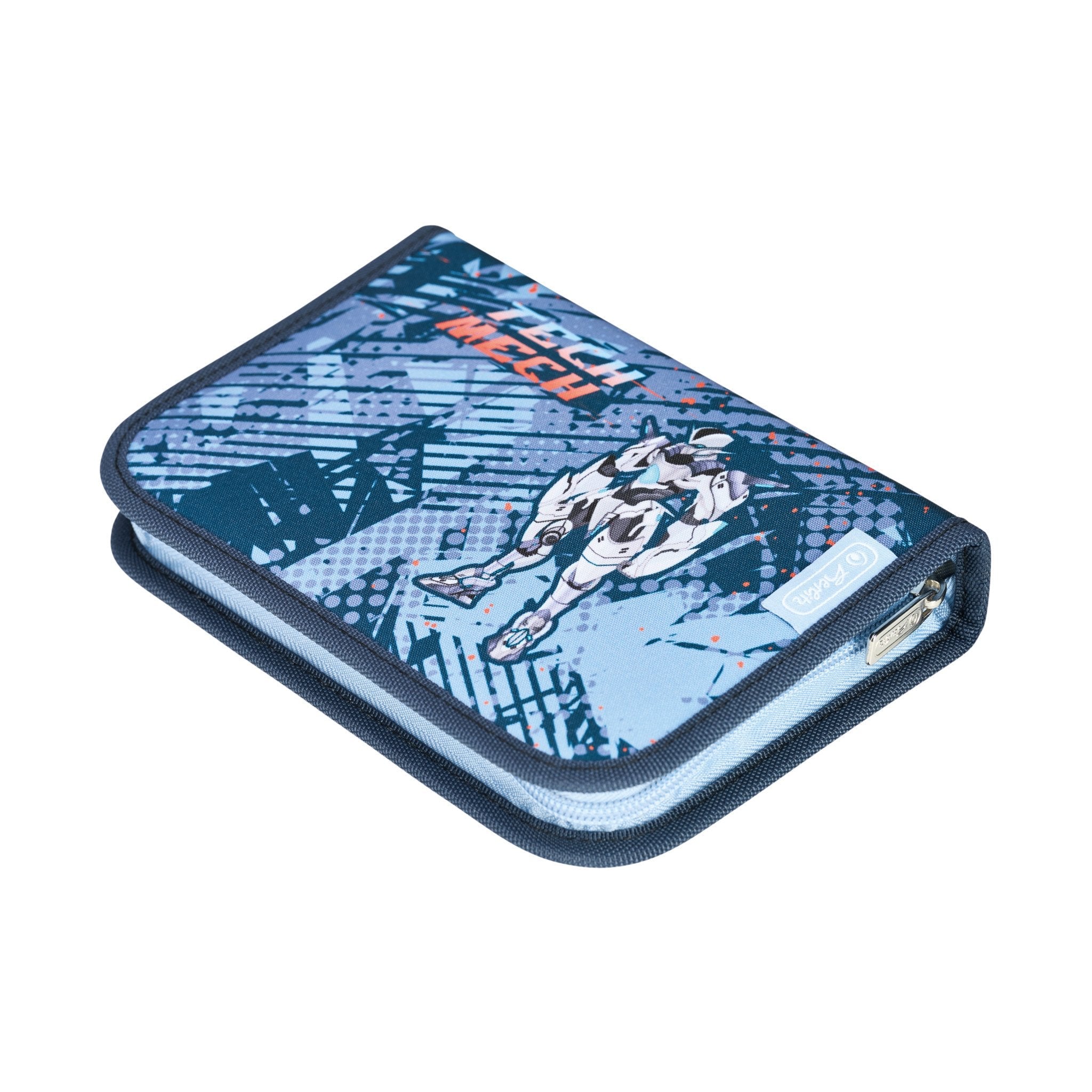 EAN 4008110396767 - Herlitz UltraLight Plus TechMech juego de mochila escolar Niño Poliéster Azul, Naranja imagen 13