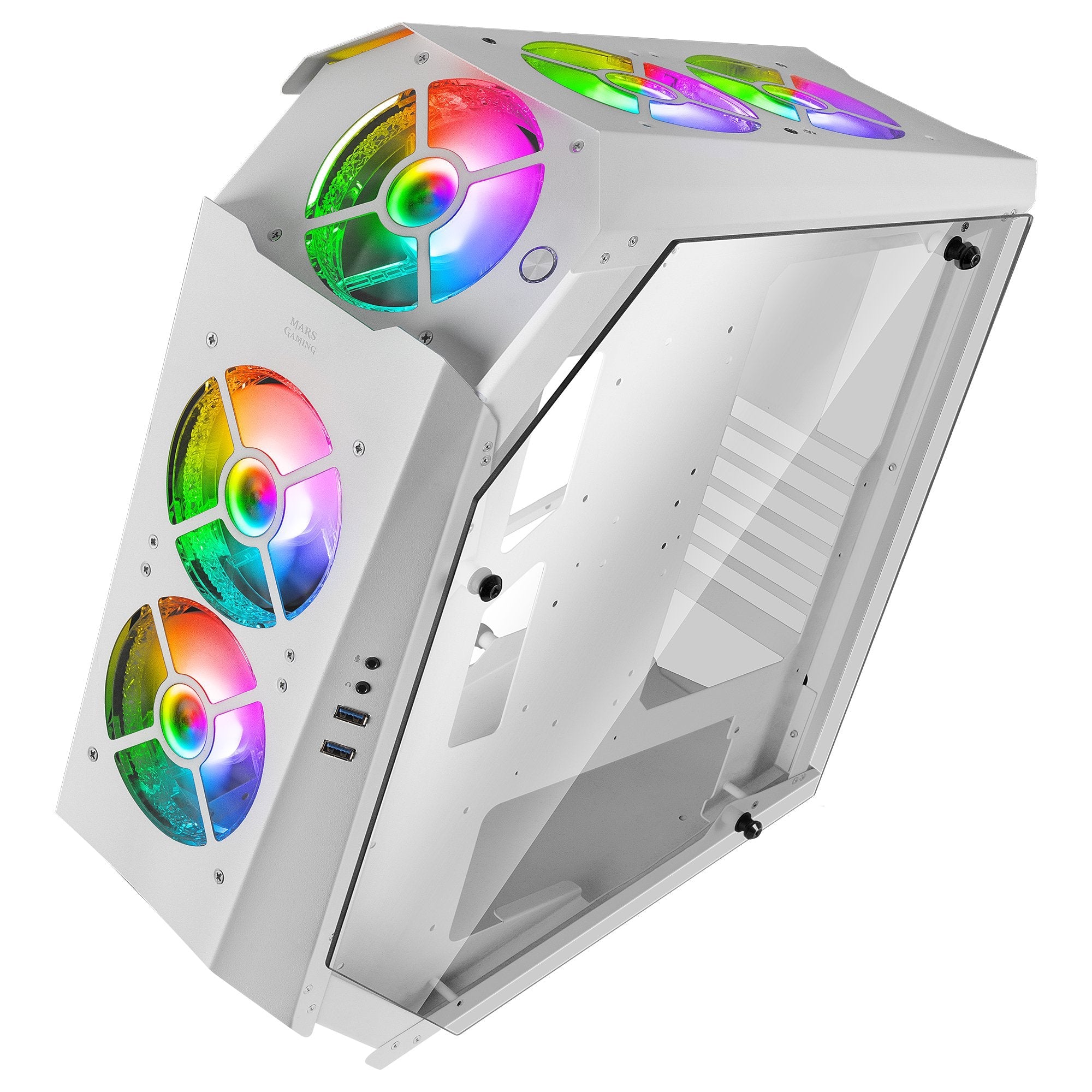 Caja Pc Marsgaming E-Atx Mc51 White