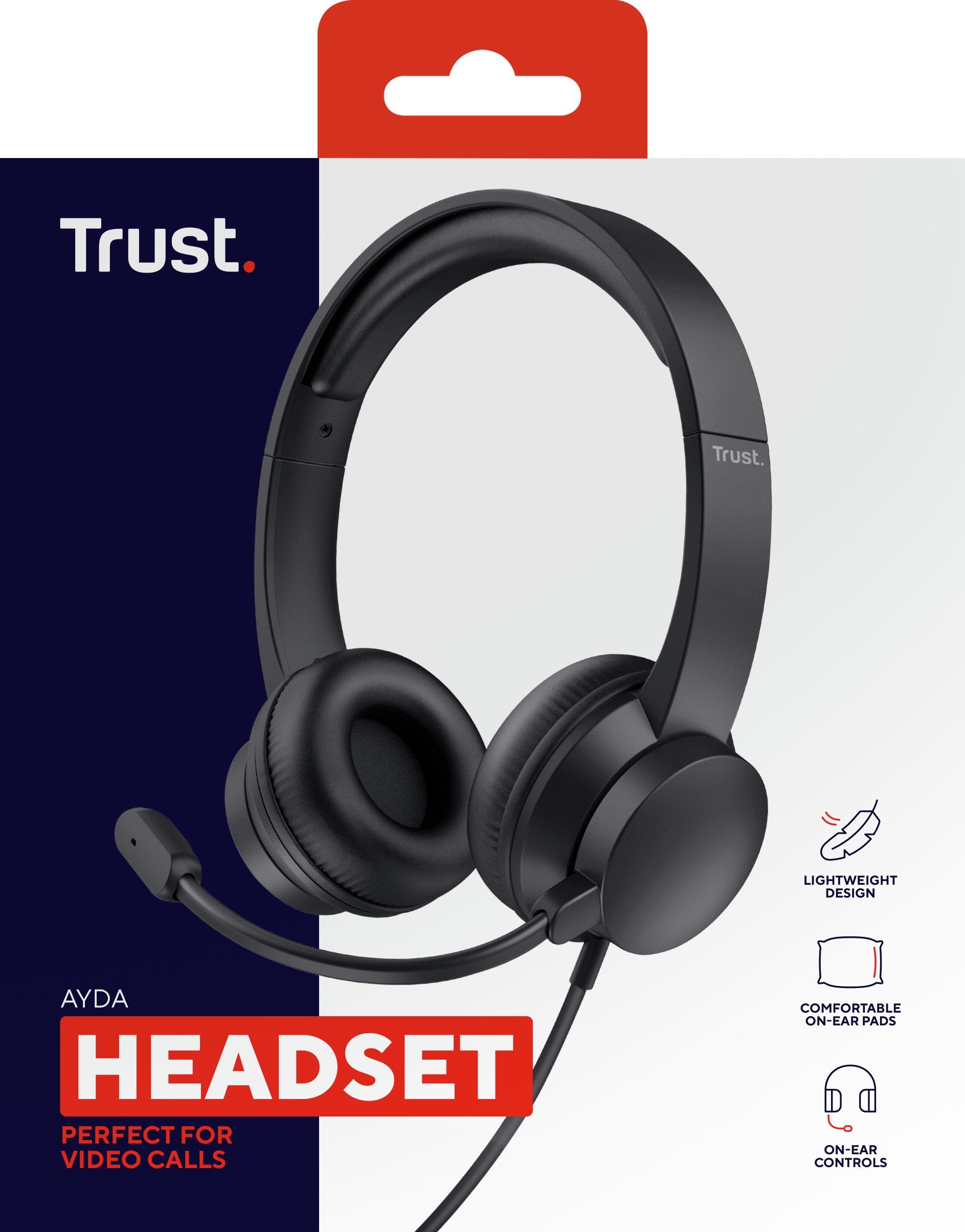 EAN 8713439250879 - Trust Ayda Auriculares Alámbrico Diadema Llamadas/Música Negro imagen 7