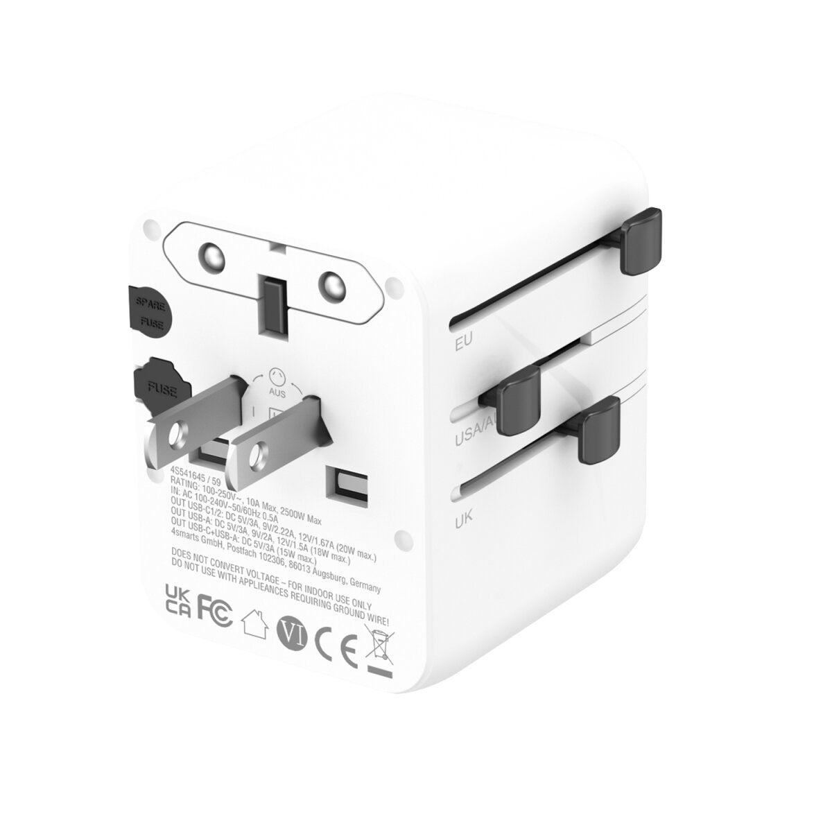 Adapter Podrózny 20w Gan Nomad 2xusb-C + 1xusb-A