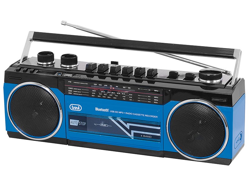 EAN 8011000018683 - Trevi RR 501 BT Personal Analógica Negro, Azul imagen 7