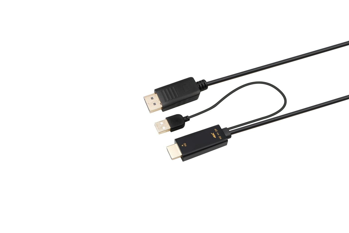 Microconnect Hdmi-Dp-Con3 Adaptador De Cable De Vídeo 3 M Hdmi Tipo A (Estándar) Displayport Negro