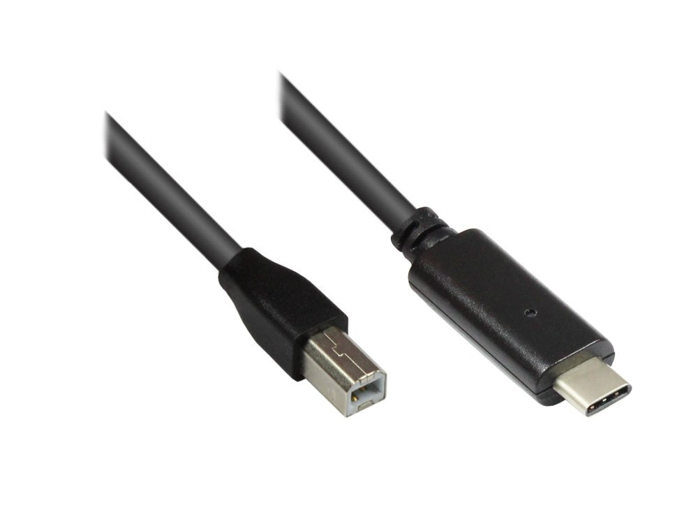 Cable Good Connections Usb2.0 C-B Schw. 1m