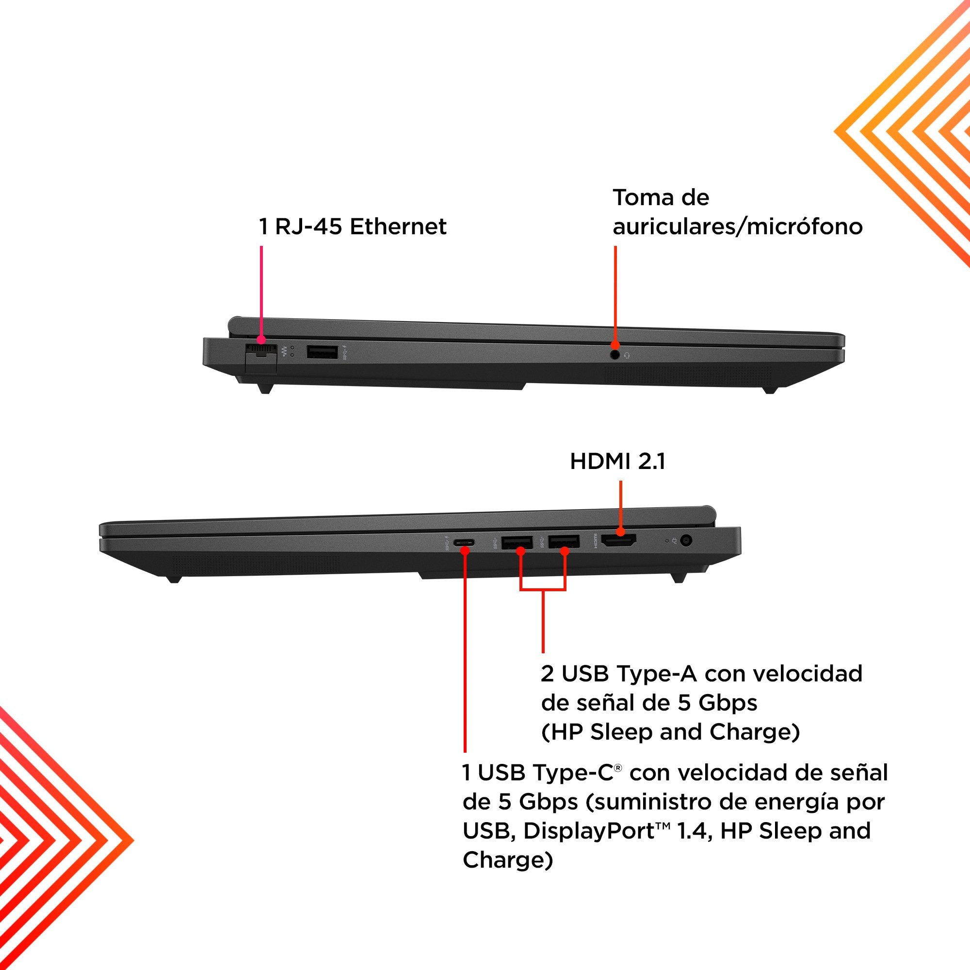 EAN 197961140149 - HP OMEN 16-wd0008ns Intel® Core™ i7 i7-13620H Portátil 40,9 cm (16.1") Full HD 32 GB DDR5-SDRAM 1 TB SSD N imagen 4