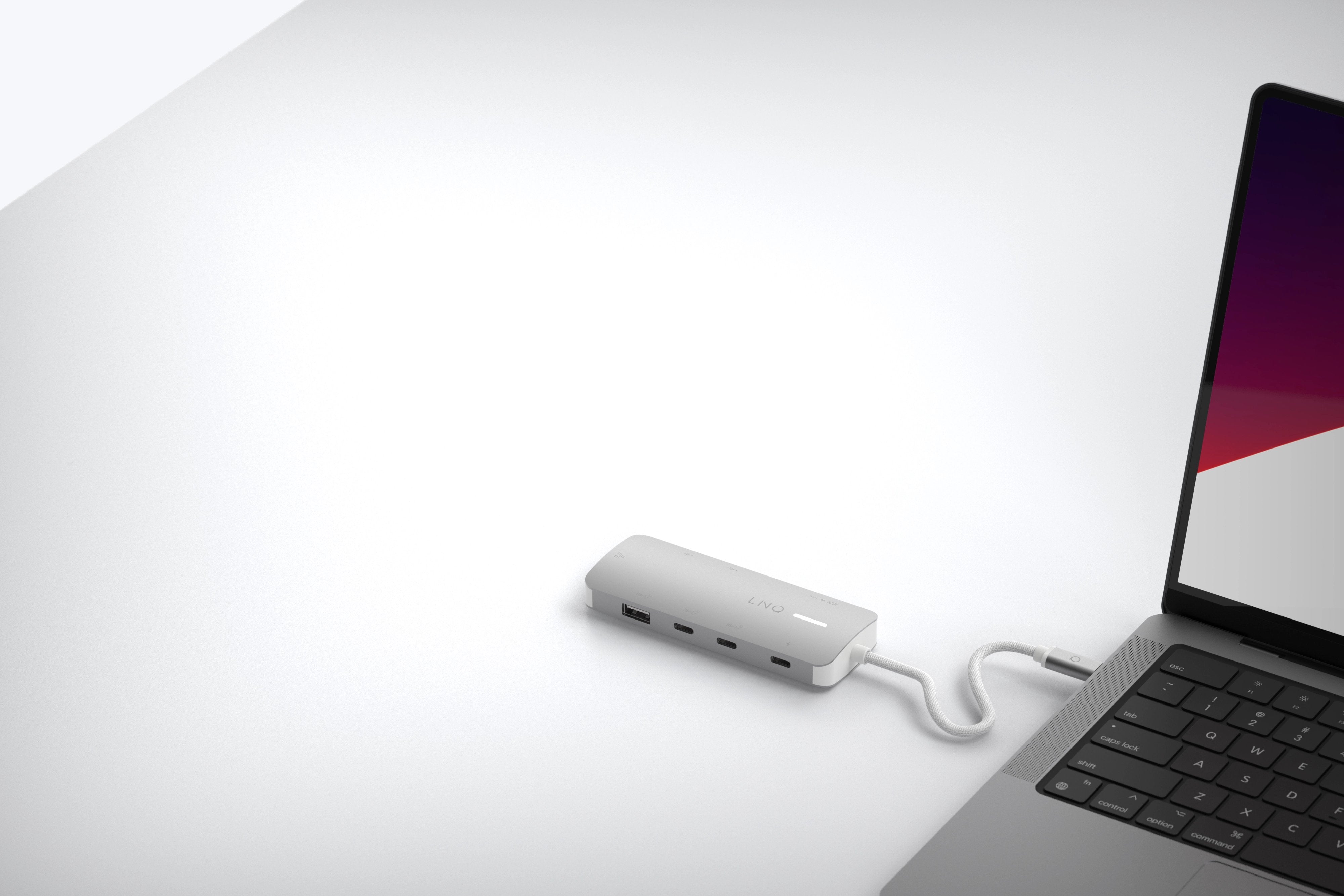 EAN 8720574622720 - LINQ LQ49081 base para portátil y replicador de puertos Alámbrico USB 3.2 Gen 2 (3.1 Gen 2) Type-C Gris, imagen 10