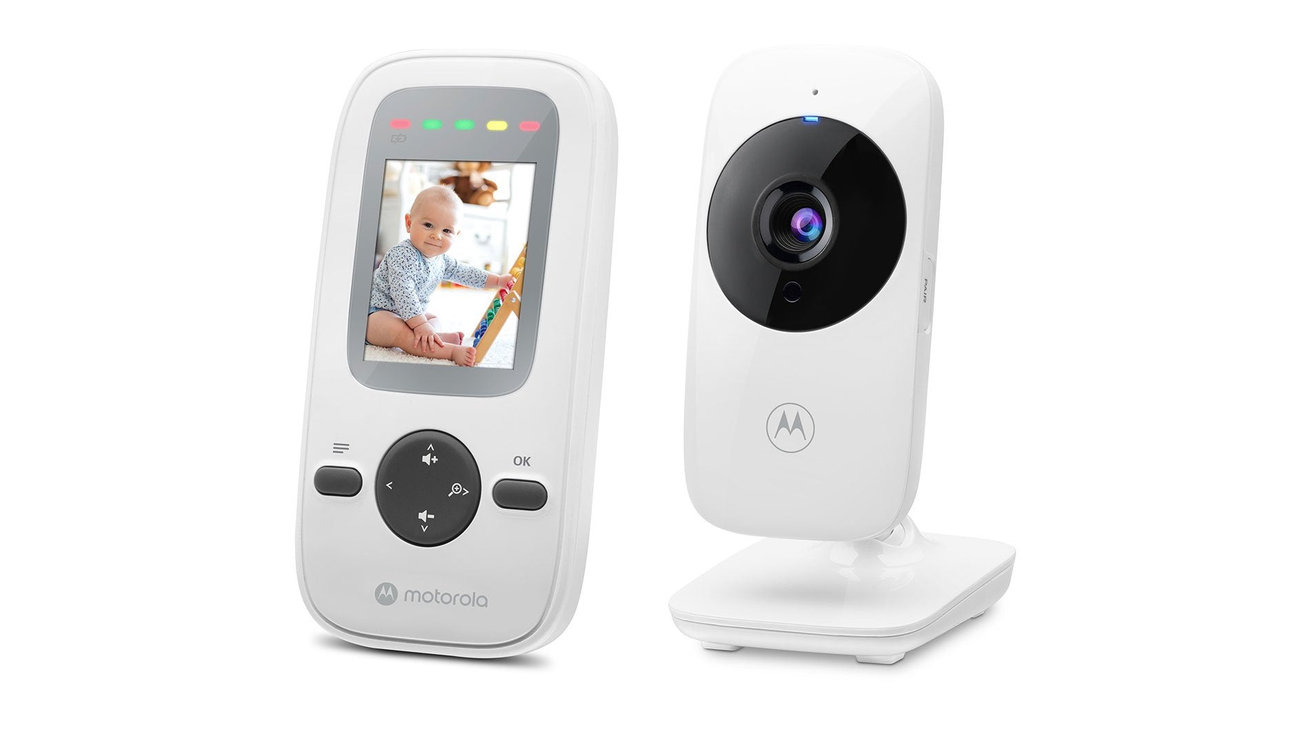 Monitor Para Bebés Con Video Motorola Vm481 De 2.0", Blanco