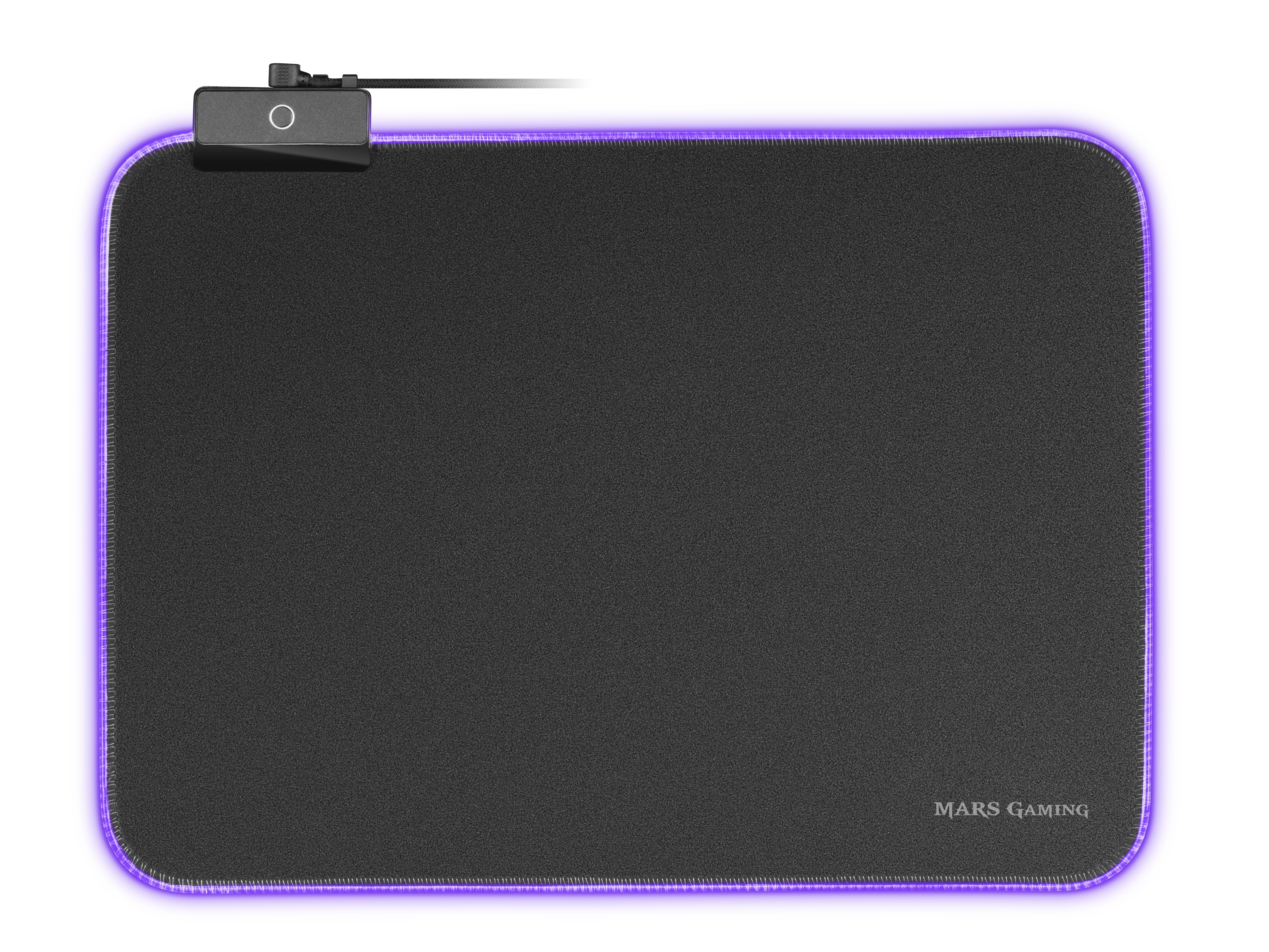 Alfombrilla Mars Gaming Mmprgbl Con Iluminación Led 365 X 265 X 4mm