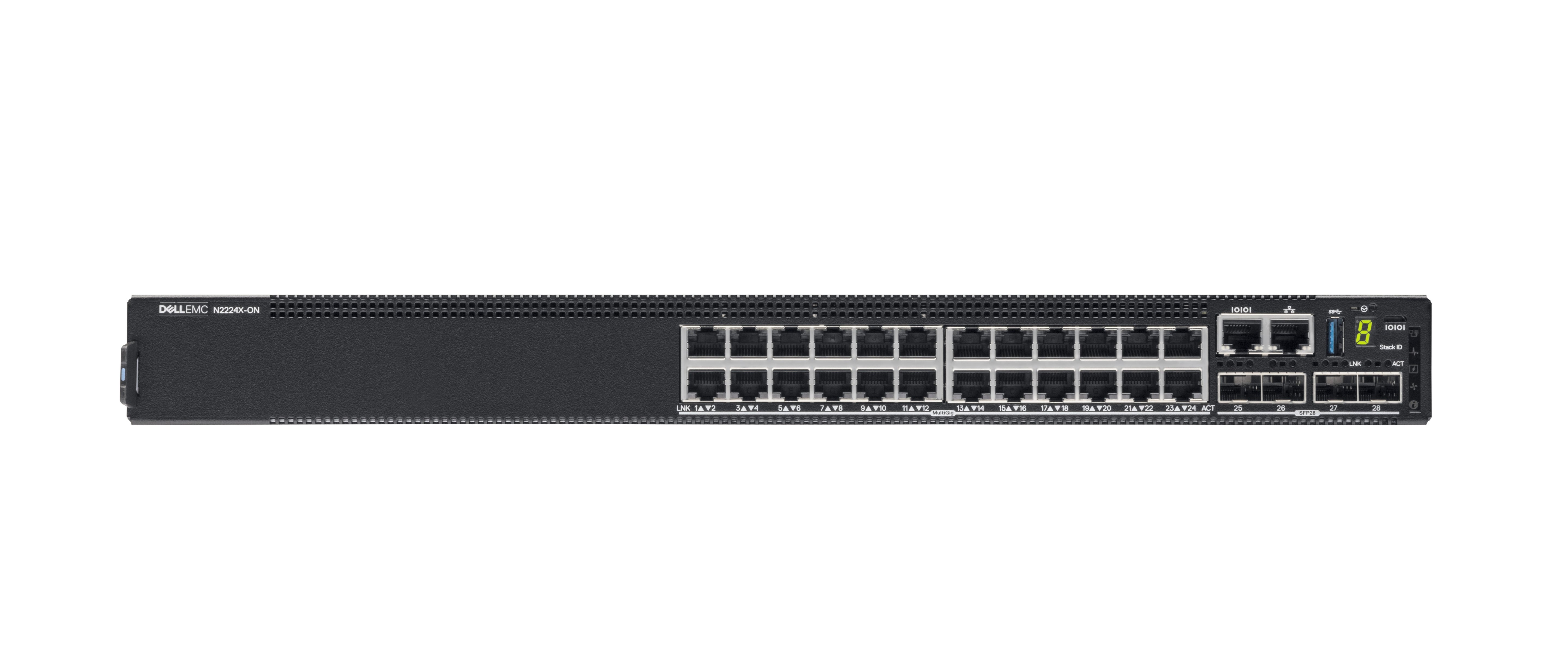 EAN 5397184224540 - DELL N2224X-ON Gestionado L3 2.5G Ethernet (100/1000/2500) 1U Negro imagen 1