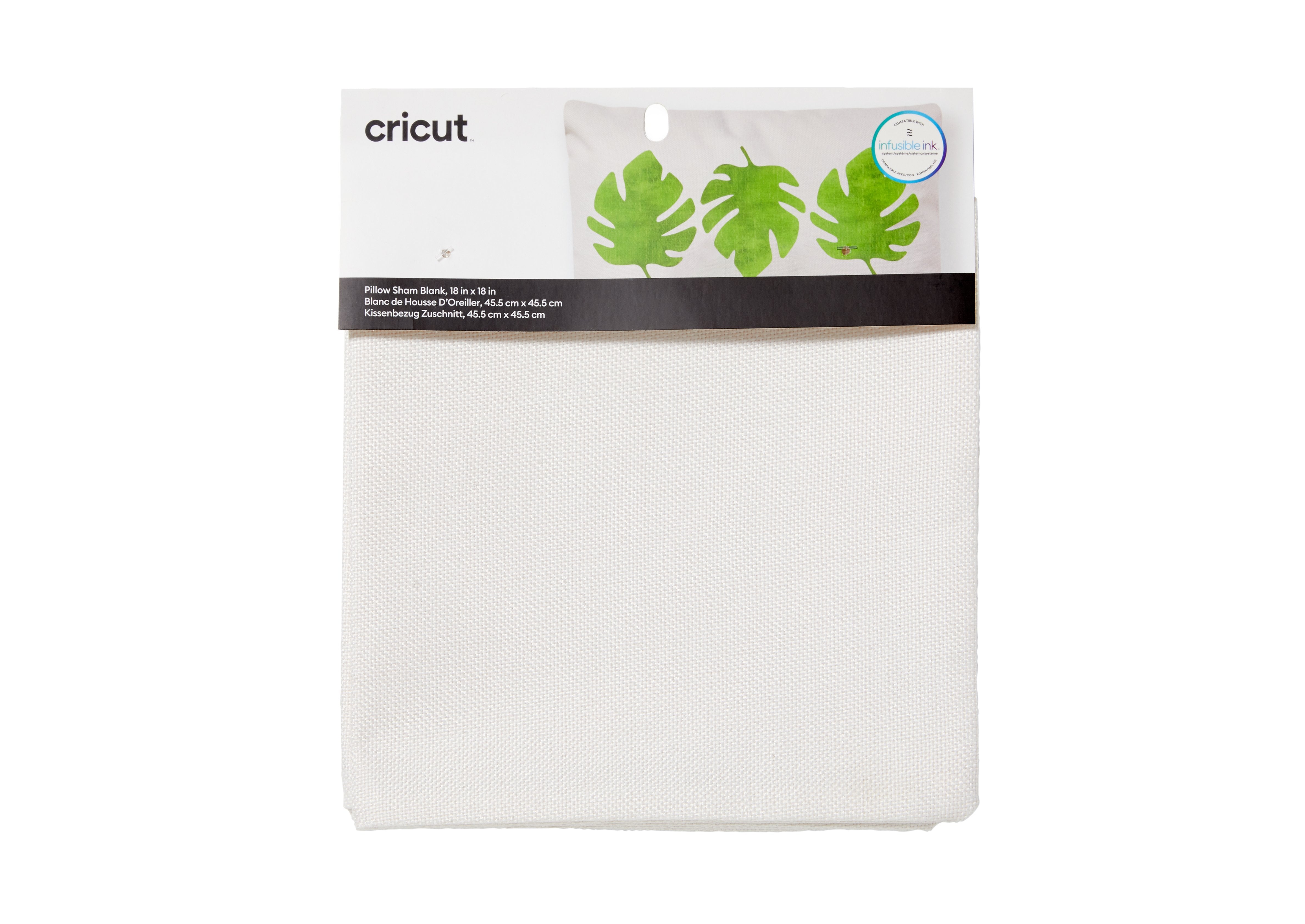 EAN 0093573735899 - Cricut Pillow Cover Blank Crema de color Poliéster imagen 1