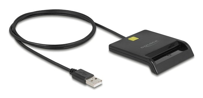 Delock Usb 2.0 Smartcard Kartenleser Para Smartcards Con Kontaktchip