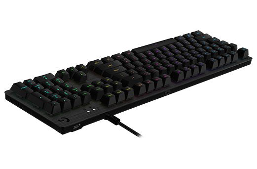 Teclado Italiano Logitech G G512 Carbon Lightsync Rgb Mechanical Gaming Gx Brown Switches Usb Qwerty Carbono