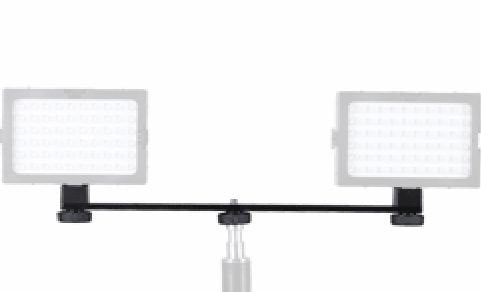 EAN 4250234565264 - Walimex Auxiliary Bracket 2-fold for Video light Negro Aluminio, Plástico imagen 1