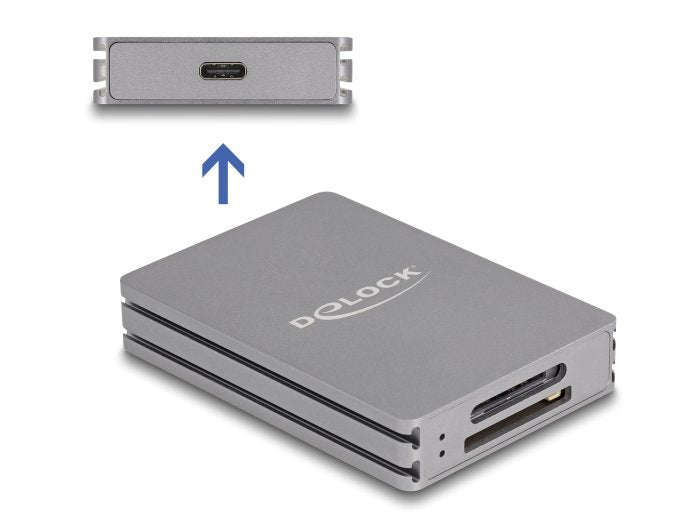 Delock 91013 Lector De Tarjetas Usb Type-C Para Tarjetas De Sd Y Memoria Cfexpress Tipo A