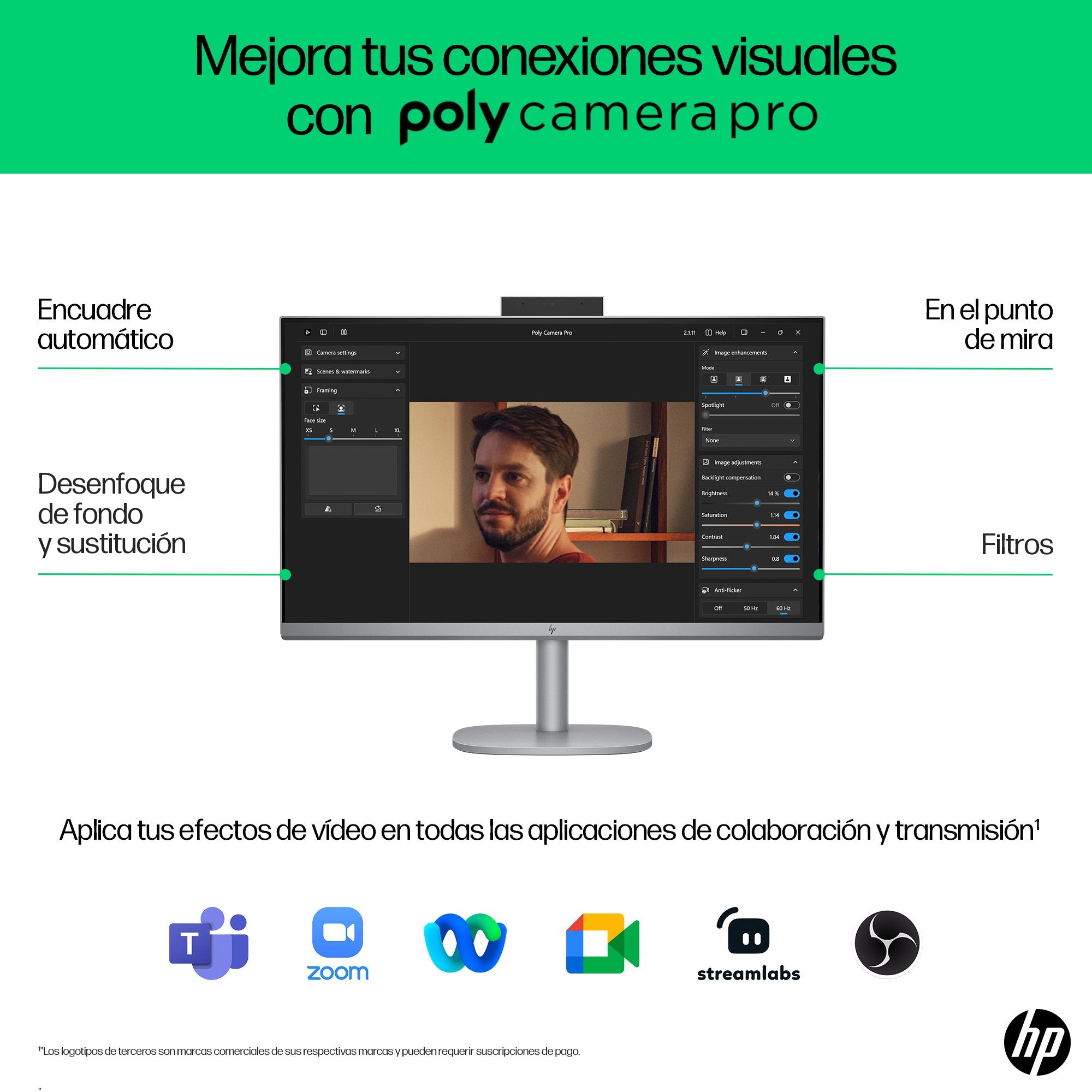 EAN 0198990175546 - HP OmniStudio X 27-cs0010ns Intel Core Ultra 5 125H 68,6 cm (27") 1920 x 1080 Pixeles PC todo en uno 32 G imagen 16