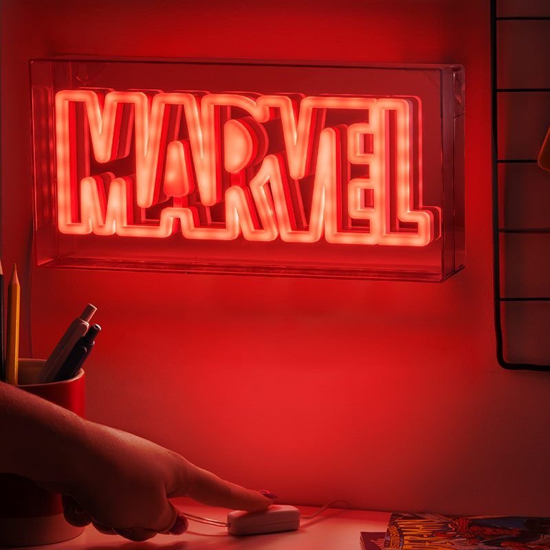 Lampara Led Logo Marvel