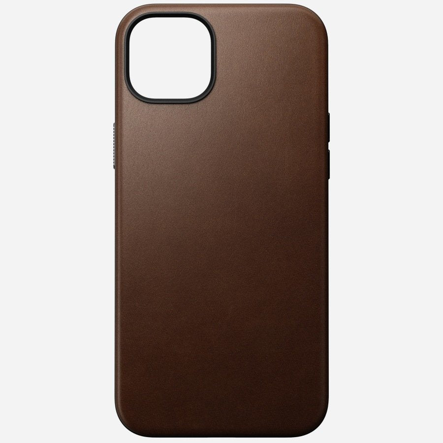 Nomad Modern Leather Case Iphone 15 Plus Brown