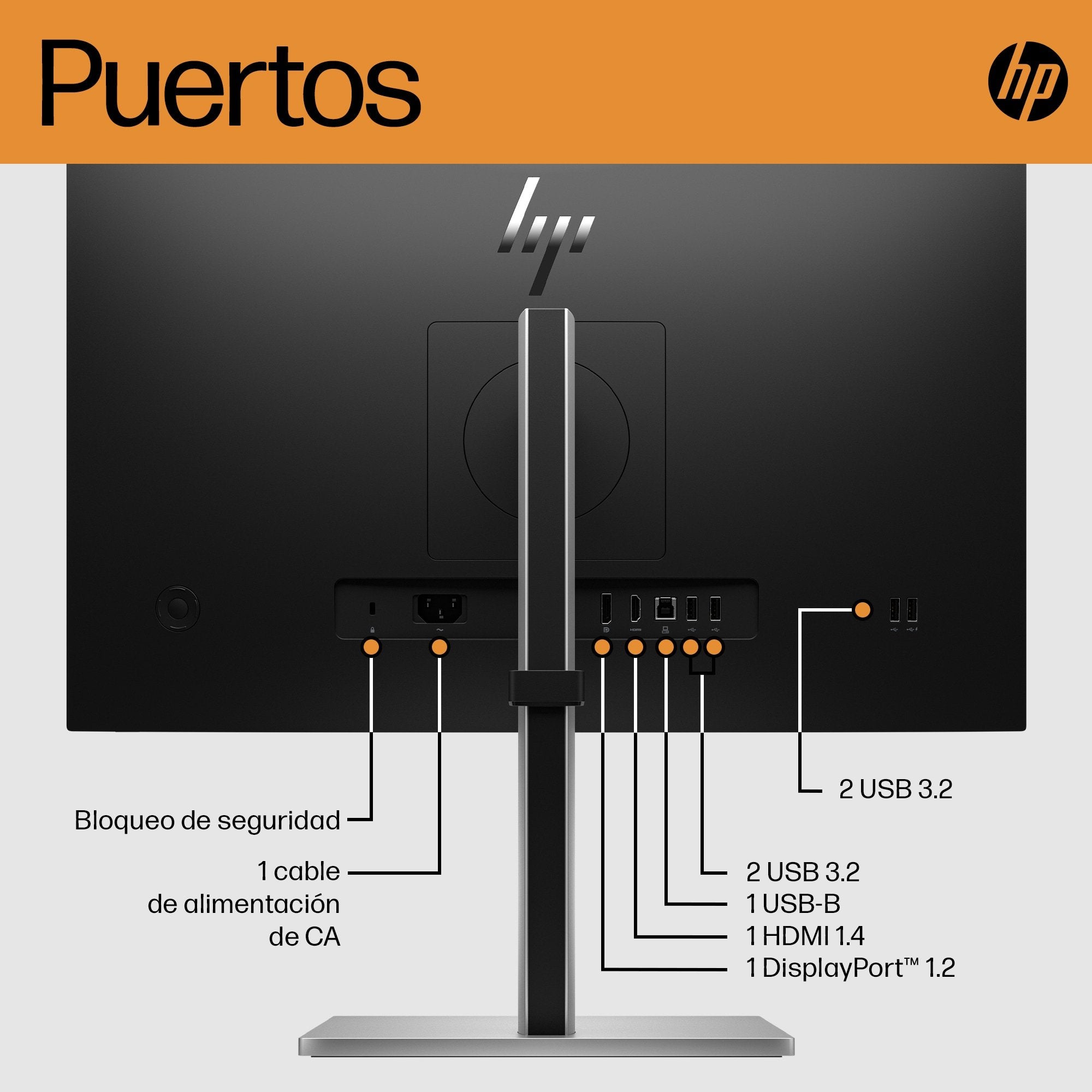 EAN 0196786616549 - HP E24 G5 FHD PVC Free Monitor pantalla para PC 60,5 cm (23.8") 1920 x 1080 Pixeles Full HD LCD Negro, Pl imagen 3