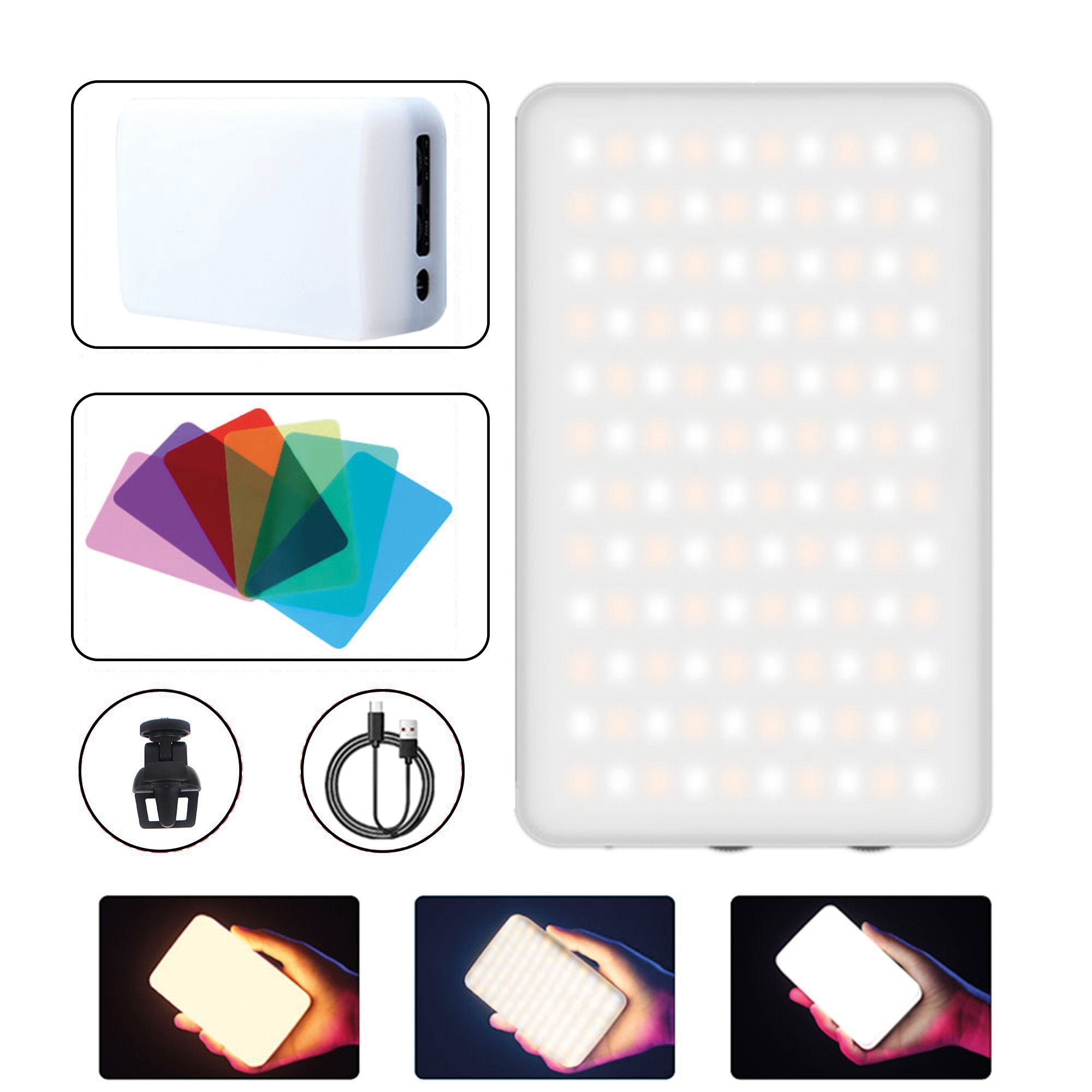 Realpower Lights On Video Licht Mreaming Twitch 8w Led Akku