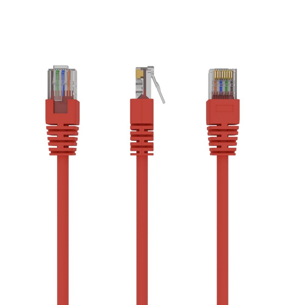 EAN 8716309038355 - Gembird PP12-1M/R cable de red Rojo Cat5e U/UTP (UTP) imagen 1