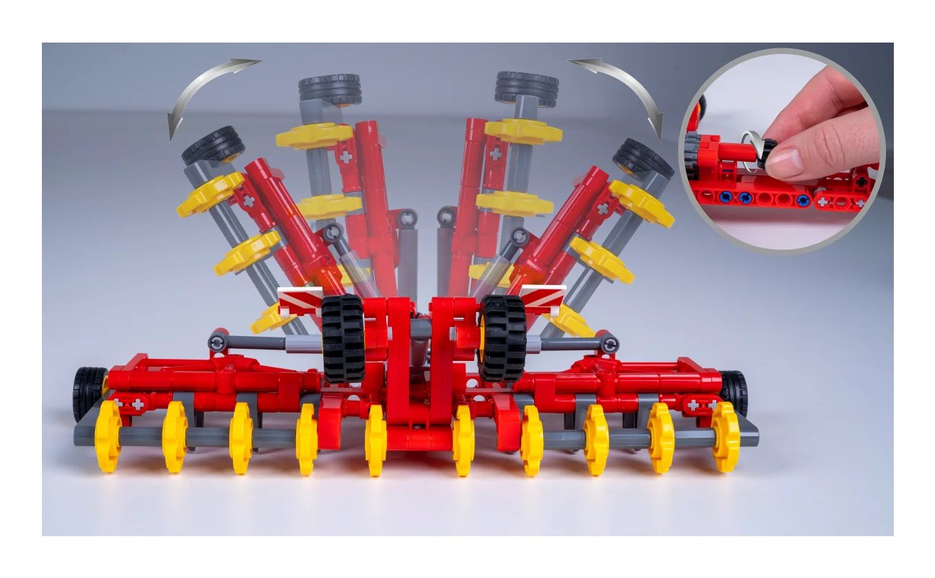 Jamara Cada Claas Xerion 1:32 Bricks Amarillo 8+