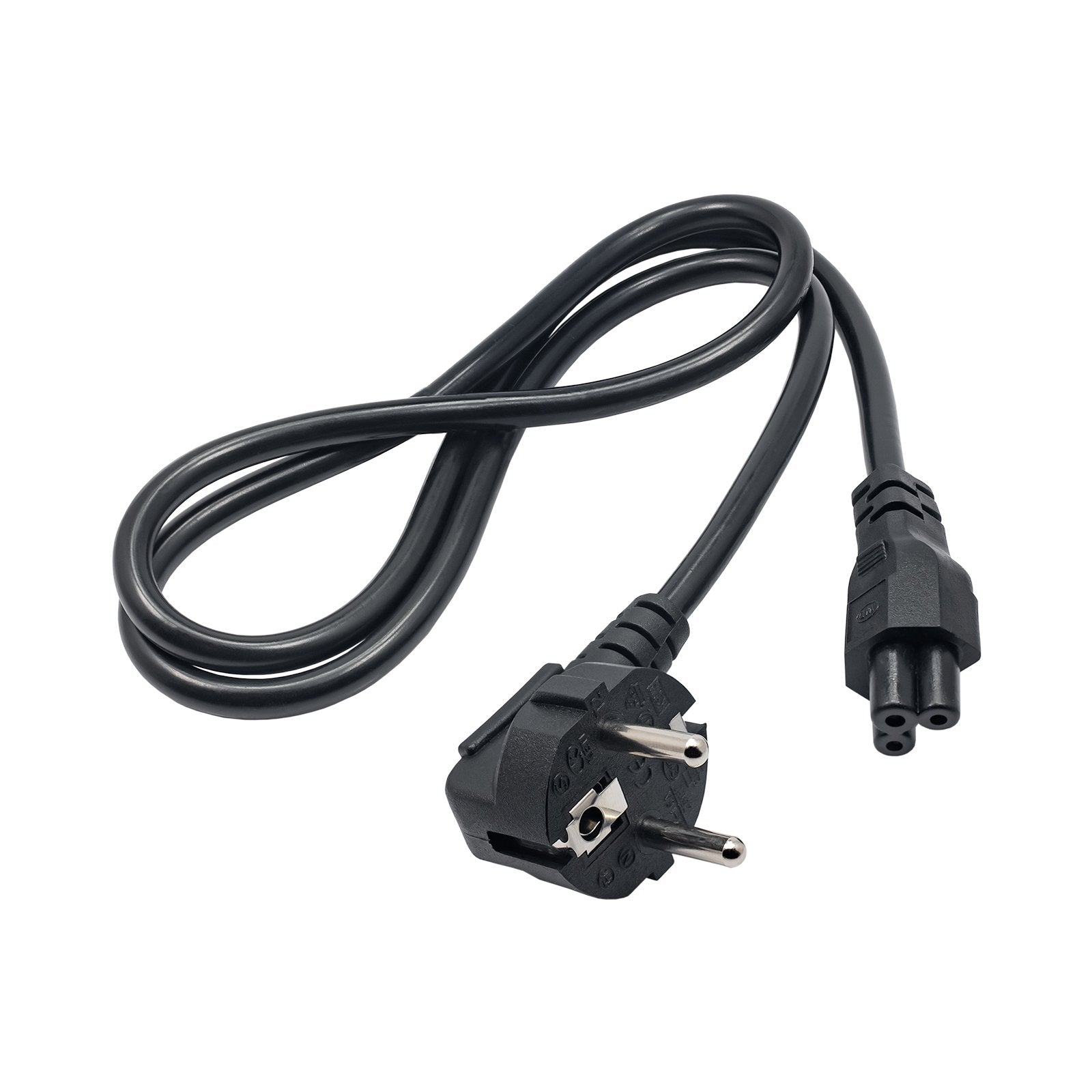 EAN 5901720134523 - Akyga Cable power AK-NB-08A Hybrid standard C/E/F CEE 7/7 - Euro 3-Pin C5 IEC - Kabel - 1 m Negro CEE7/7 imagen 1