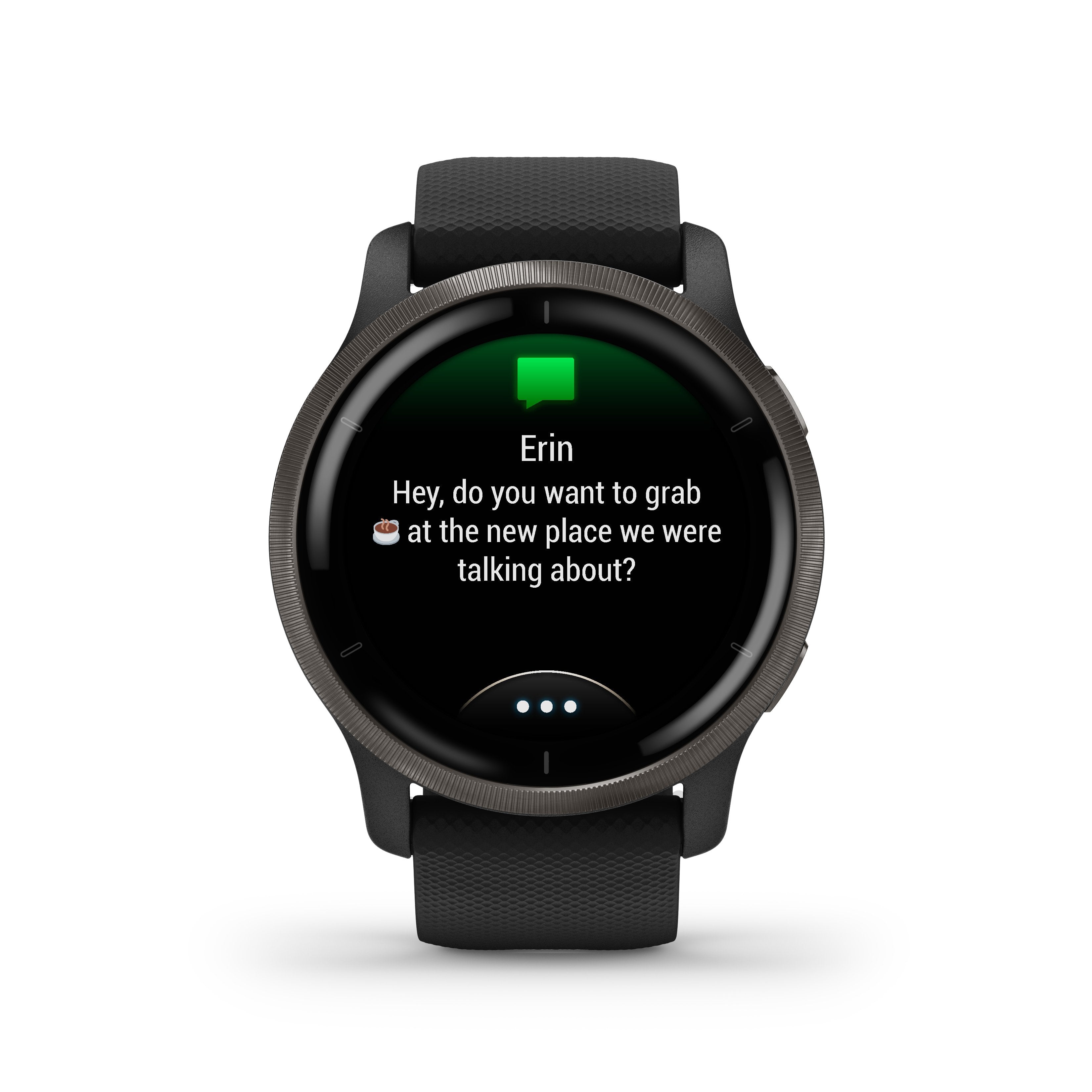 Garmin Venu 2 Negro/Pizarra Smartwatch Multideporte Wifi Gps Integrado Frecuencia Actividad Sueño 45 Mm