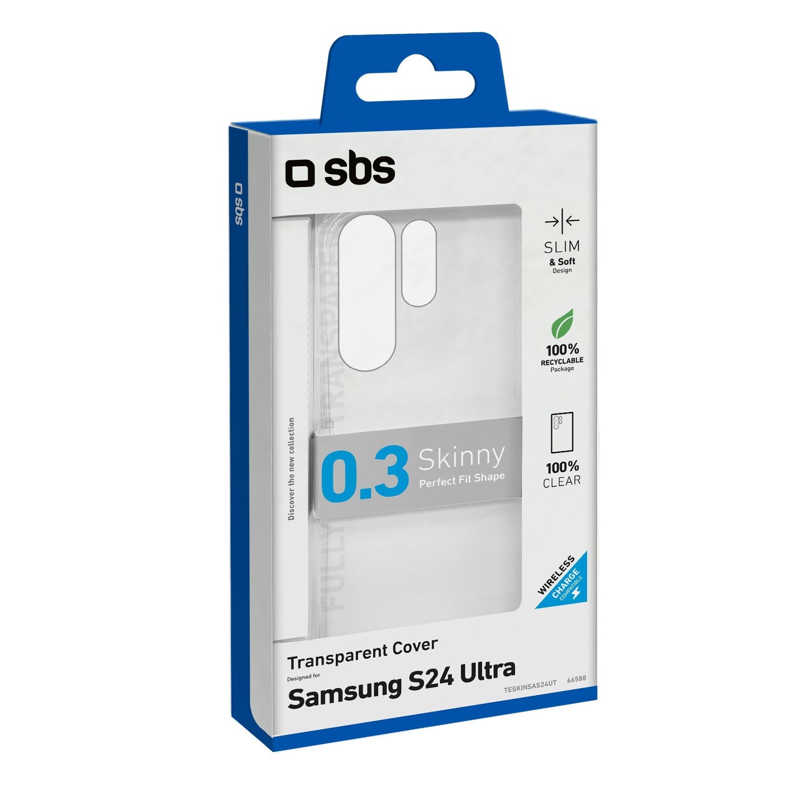 EAN 8018417466588 - SBS TESKINSAS24UT funda para teléfono móvil 17,3 cm (6.8") Transparente imagen 2