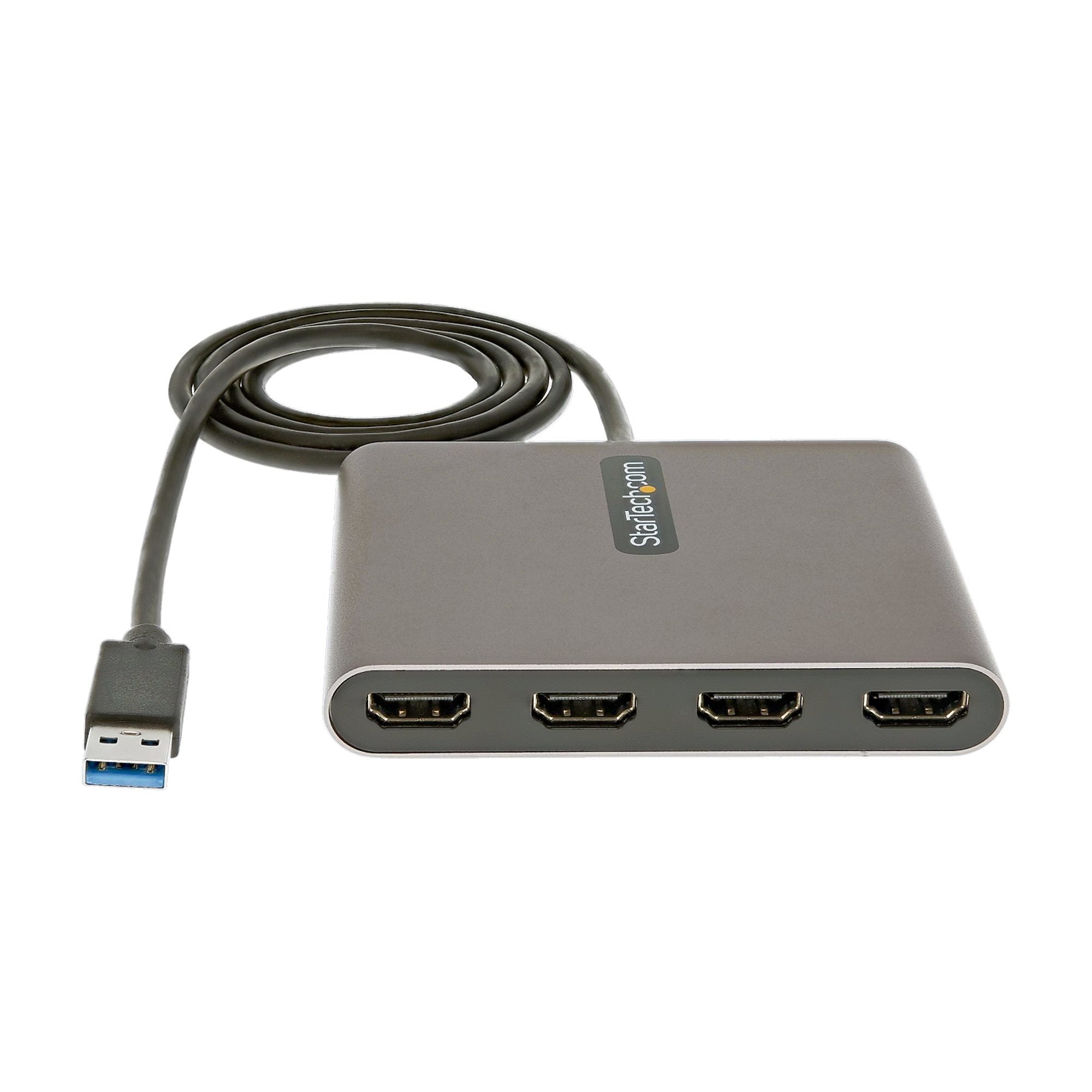 EAN 0065030888721 - StarTech.com USB32HD4 Adaptador gráfico USB 1920 x 1080 Pixeles Gris imagen 3