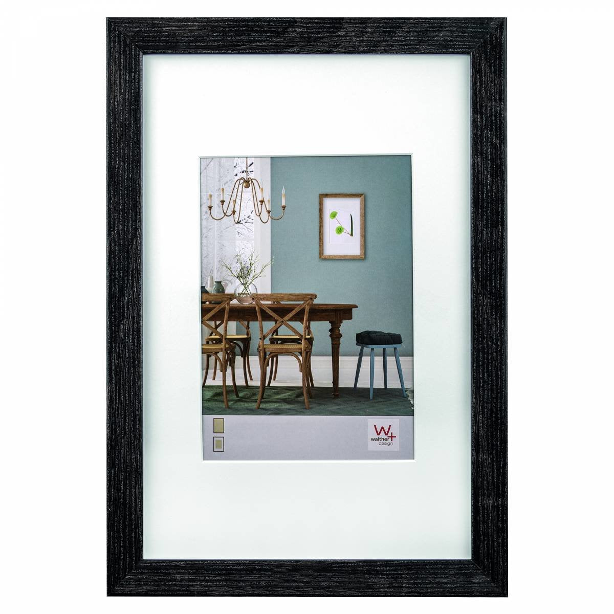Walther Design Ef040d Marco Expositor De Pie Retroiluminado Gris 30x40 Ef040d