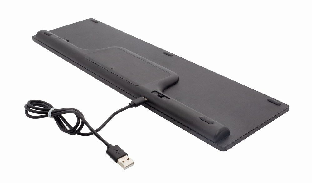 EAN 8716309125031 - Gembird KBS-ECLIPSE-M500-ES teclado Ratón incluido Universal USB + Bluetooth QWERTY Inglés Negro imagen 3
