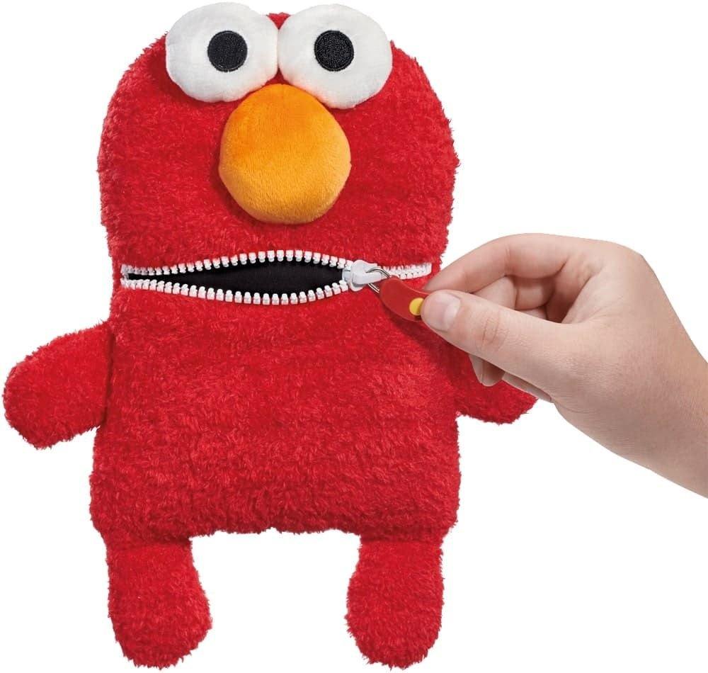 Schmidt Juega Al Comedor De Preocupaciones Elmo, Peluche (Rojo, Tamaño: 27,5 Cm)