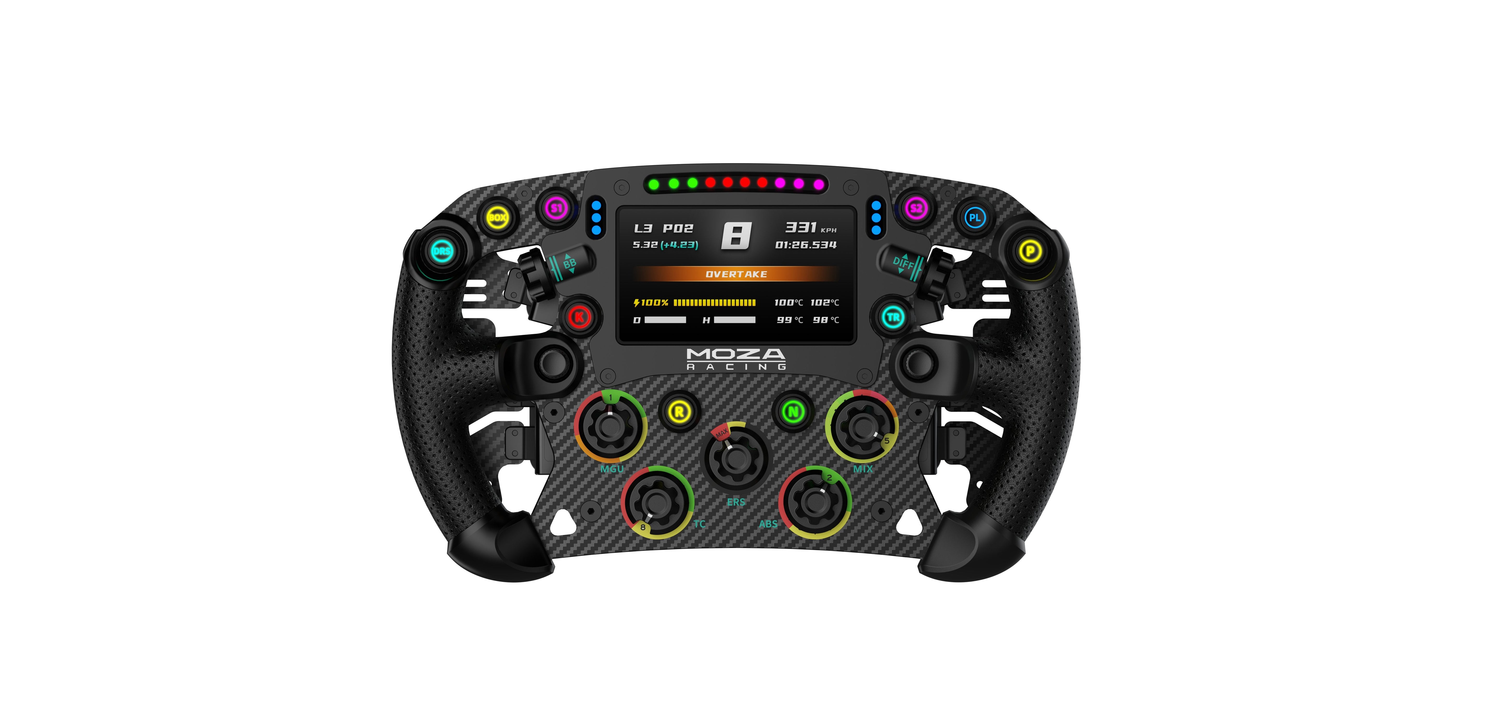 Moza Racing Controlador Rs068 / Fsr2 Formula Wheel Negro