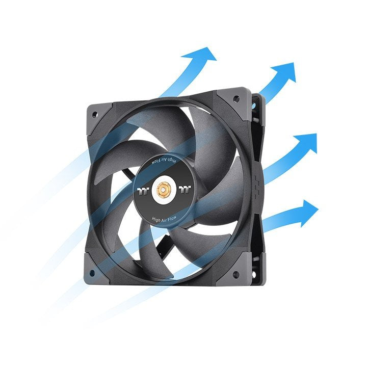 EAN 4713227536370 - Thermaltake SWAFAN GT12 Carcasa del ordenador Refrigerador de aire 12 cm Negro 3 pieza(s) imagen 2