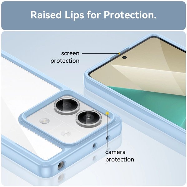 EAN 9145576285237 - Hurtel 9145576285237 funda para teléfono móvil 16,9 cm (6.67") Azul, Transparente imagen 6