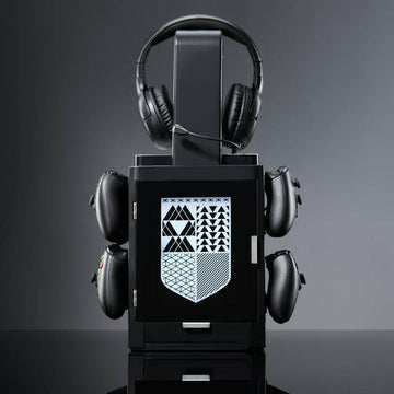 Soporte Para Accesorios De Taquilla Para Juegos Numskull - Deminy Light Logo