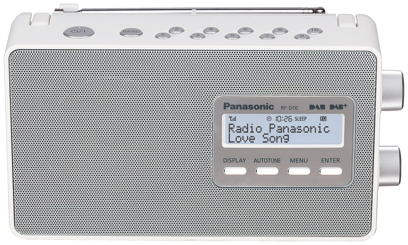 Radio Panasonic Rf-D10eg-W, Blanca, Dab+ Rf-D10eg-W