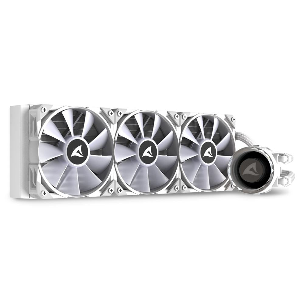 EAN 4044951038619 - Sharkoon S90 Procesador Sistema de refrigeración líquida todo en uno 12 cm Blanco 1 pieza(s) imagen 3