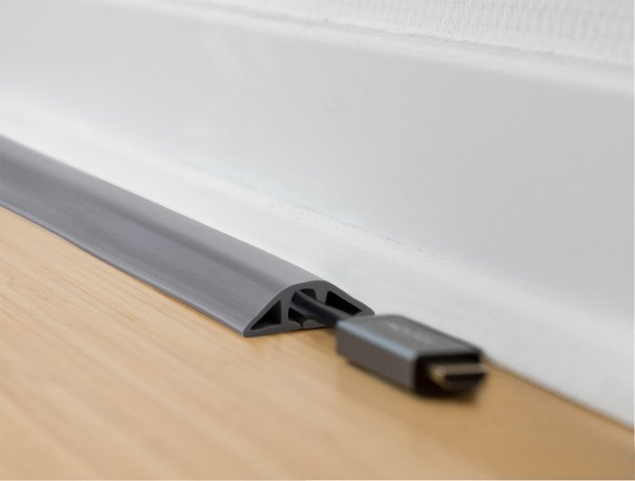 Delock Cablekanal Pvc Flexibel 50 X 13 Mm - Länge 1,5 M Grau