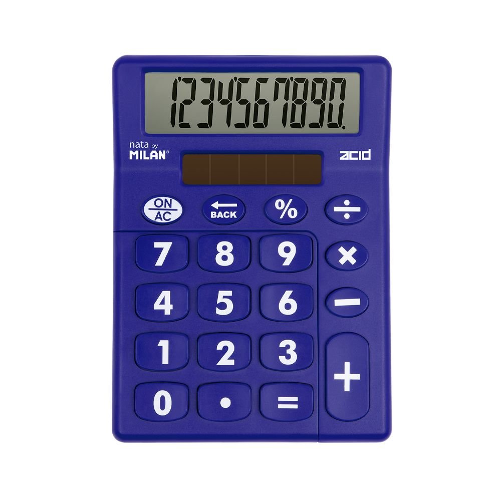 EAN 8411574105992 - Milan 159906ACD calculadora Escritorio Calculadora básica Azul, Rosa, Amarillo imagen 3
