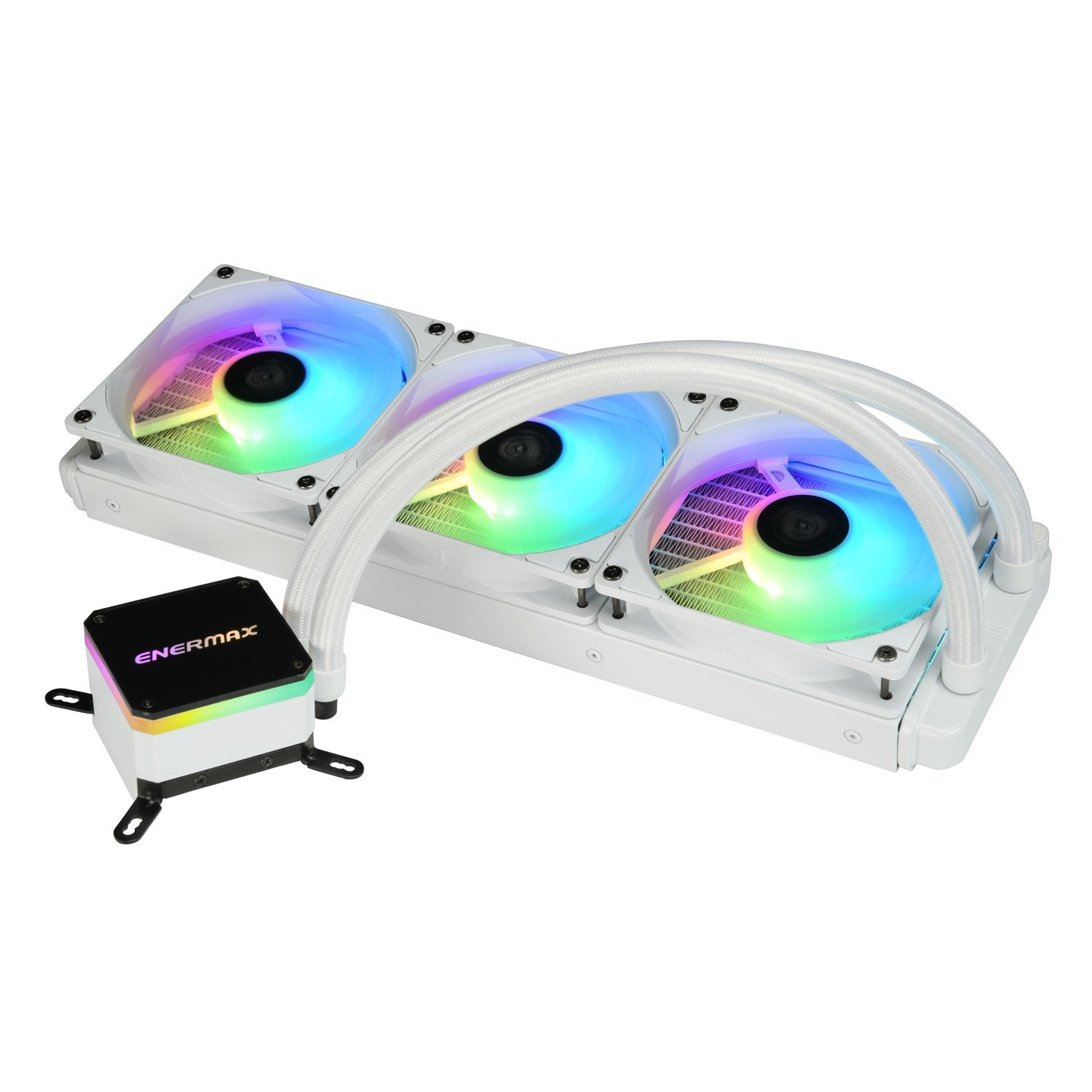 EAN 4713157725387 - Enermax ELC-LMT360-W-ARGB sistema de refrigeración para ordenador Procesador Sistema de refrigeración líq imagen 1
